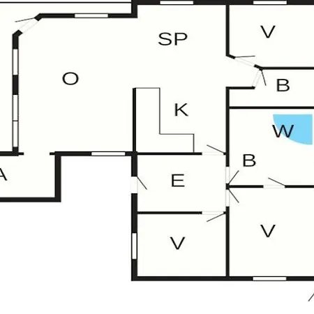 بيت للعطل 6 Person In Ansager